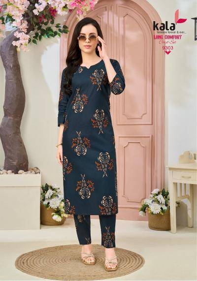 Kala long comfort vol-1 coord set Kurti wholesale in Vadodara